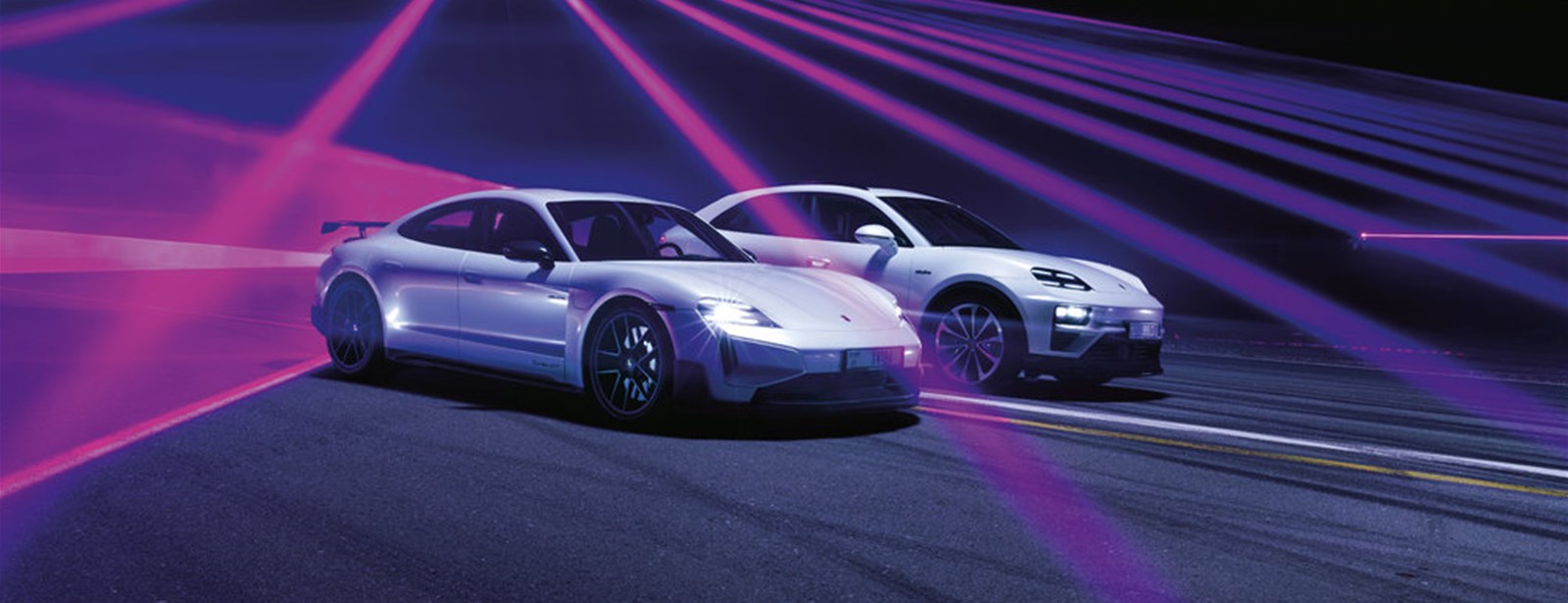 Adrenaline rush: elektrische Porsche-modellen stelen de show. 